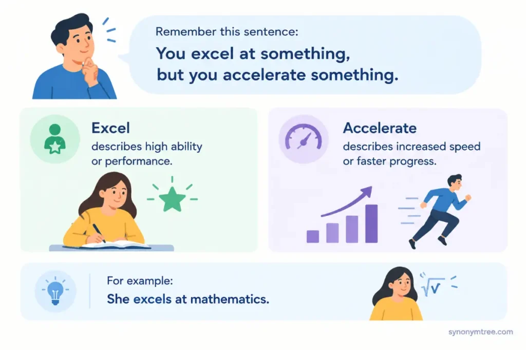 What Is the Easiest Way to Remember Accelerate?