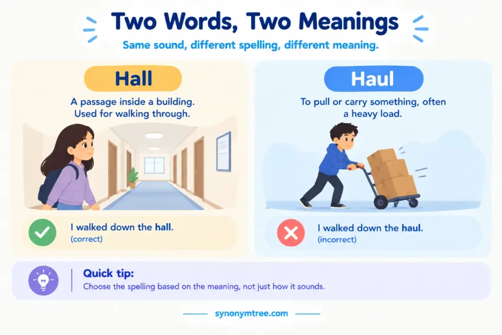 Common Mistakes With Hall vs Haul