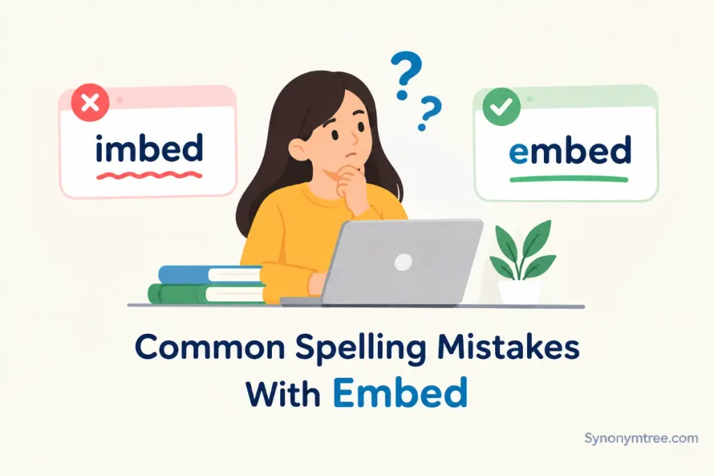 Common Spelling Mistakes With Embed
