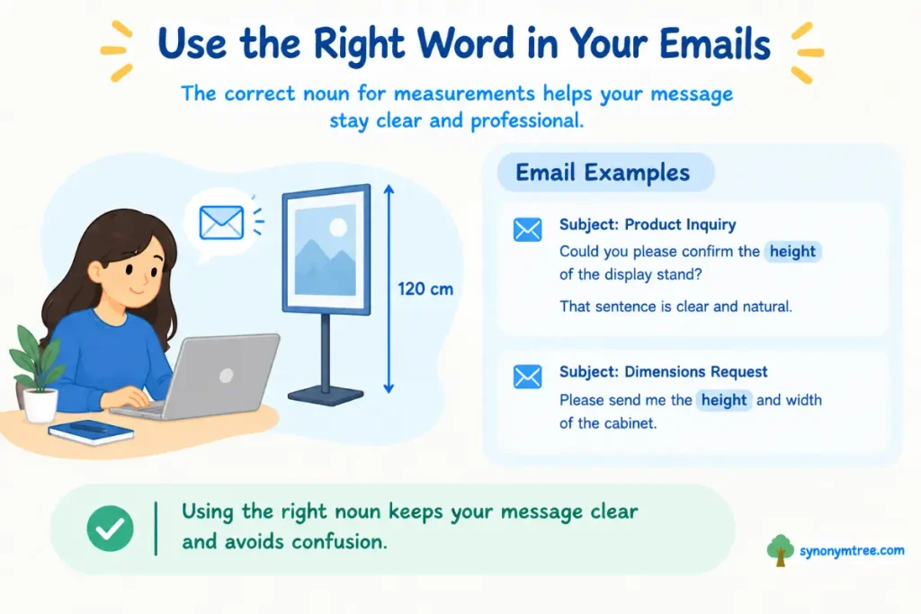 Hight Or Height In An Email