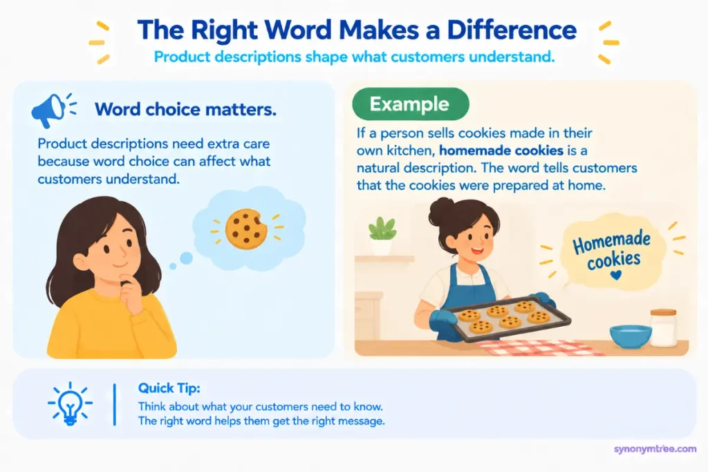 Home Made Or Homemade In Product Descriptions