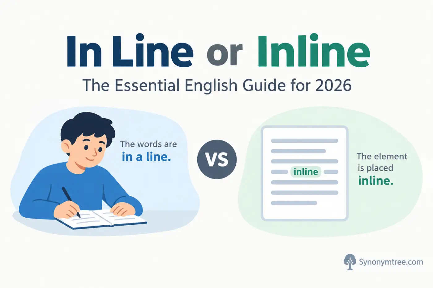 In Line or Inline The Essential English Guide for 2026
