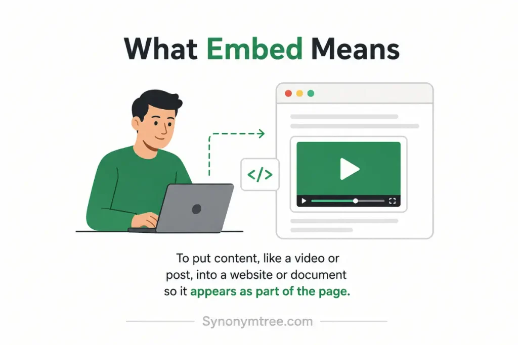 What Embed Means